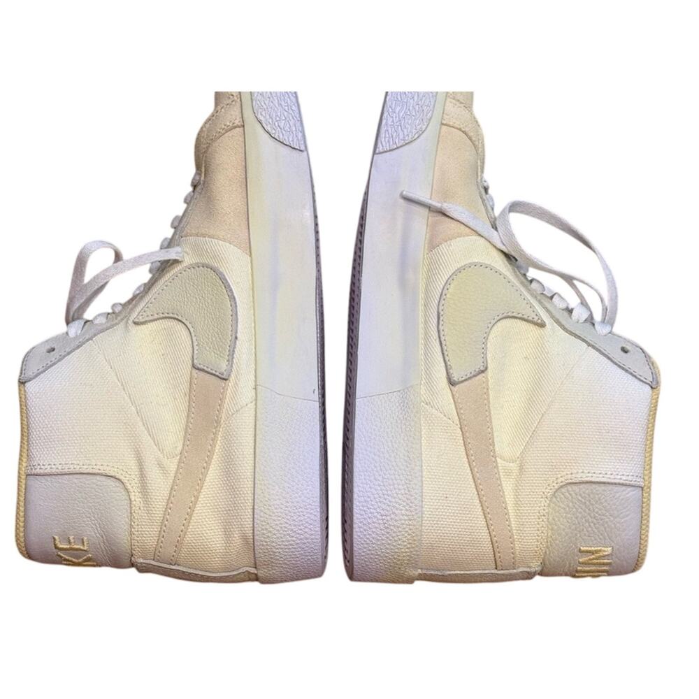 Nike SB Zoom Blazer Mens 9 Mid Prm Sneakers butter Yellow Lemon Wash Premium